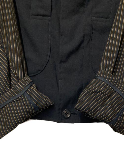 Y's for men（ワイズフォーメン）Y'S for men (ワイズフォーメン) ウール切替ジャケット ブラック サイズ:表記無しの古着・服飾アイテム