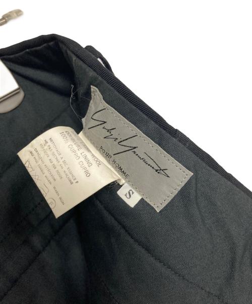 Yohji Yamamoto pour homme（ヨウジヤマモト プールオム）Yohji Yamamoto pour homme (ヨウジヤマモト プールオム) ウールギャバツータックパンツ ブラック サイズ:Sの古着・服飾アイテム