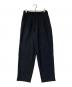 Yohji Yamamoto pour homme（ヨウジヤマモト プールオム）の古着「ウールギャバツータックパンツ」｜ブラック