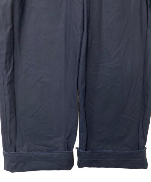 MAISON SPECIAL（メゾンスペシャル）MAISON SPECIAL (メゾンスペシャル) Prime-Over High Twisted Cotton Cut-Off Jumpsuit ネイビー サイズ:1の古着・服飾アイテム