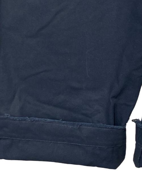 MAISON SPECIAL（メゾンスペシャル）MAISON SPECIAL (メゾンスペシャル) Prime-Over High Twisted Cotton Cut-Off Jumpsuit ネイビー サイズ:1の古着・服飾アイテム