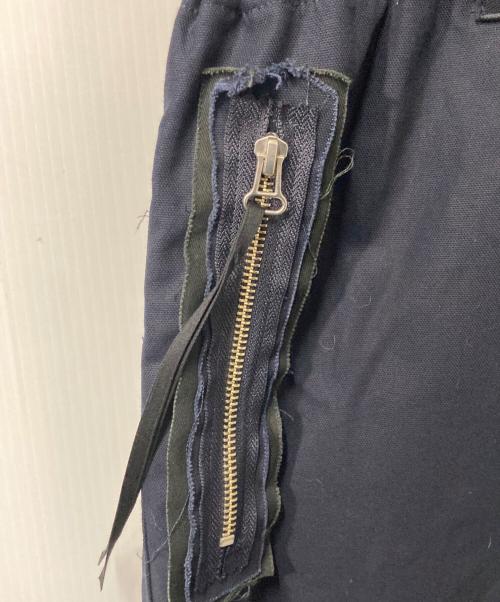 MAISON SPECIAL（メゾンスペシャル）MAISON SPECIAL (メゾンスペシャル) Prime-Over High Twisted Cotton Cut-Off Jumpsuit ネイビー サイズ:1の古着・服飾アイテム