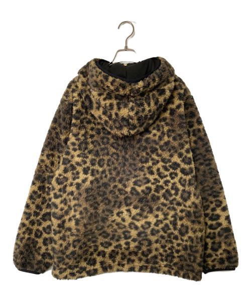 JOHNBULL（ジョンブル）Johnbull (ジョンブル) MUSE de Deuxieme Classe (ミューズ ドゥーズィエム クラス) LEOPARD FLEECE ZIP パーカー ブラウン×ブラック サイズ:FREEの古着・服飾アイテム