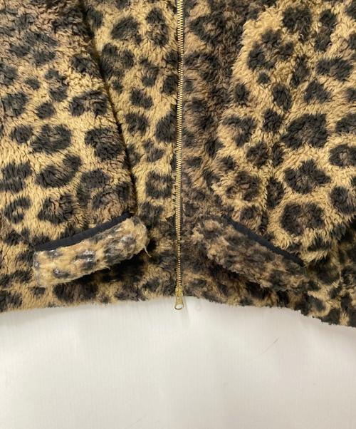 JOHNBULL（ジョンブル）Johnbull (ジョンブル) MUSE de Deuxieme Classe (ミューズ ドゥーズィエム クラス) LEOPARD FLEECE ZIP パーカー ブラウン×ブラック サイズ:FREEの古着・服飾アイテム