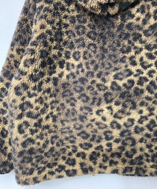 JOHNBULL（ジョンブル）Johnbull (ジョンブル) MUSE de Deuxieme Classe (ミューズ ドゥーズィエム クラス) LEOPARD FLEECE ZIP パーカー ブラウン×ブラック サイズ:FREEの古着・服飾アイテム