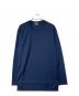 COMME des GARCONS HOMME DEUX（コムデギャルソン オム ドゥ）の古着「スリットデザインロングスリーブカットソー」｜ネイビー