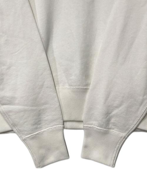 POLO RALPH LAUREN（ポロ・ラルフローレン）POLO RALPH LAUREN (ポロ・ラルフローレン) ポニー刺繍クロップドハーフジップスウェット ホワイト サイズ:XSの古着・服飾アイテム