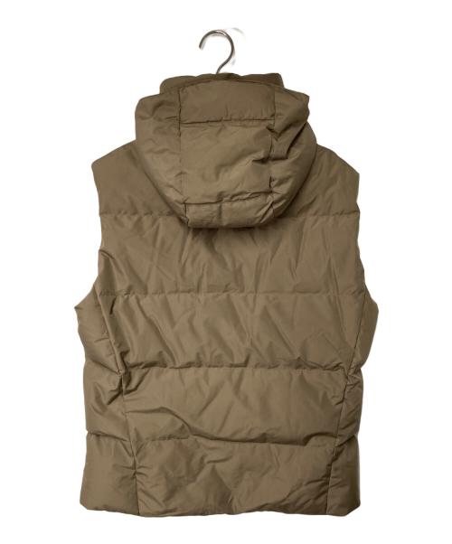 POLO RALPH LAUREN（ポロ・ラルフローレン）POLO RALPH LAUREN (ポロ・ラルフローレン) ビッグポニー刺繍ダウンベスト ベージュ サイズ:Sの古着・服飾アイテム