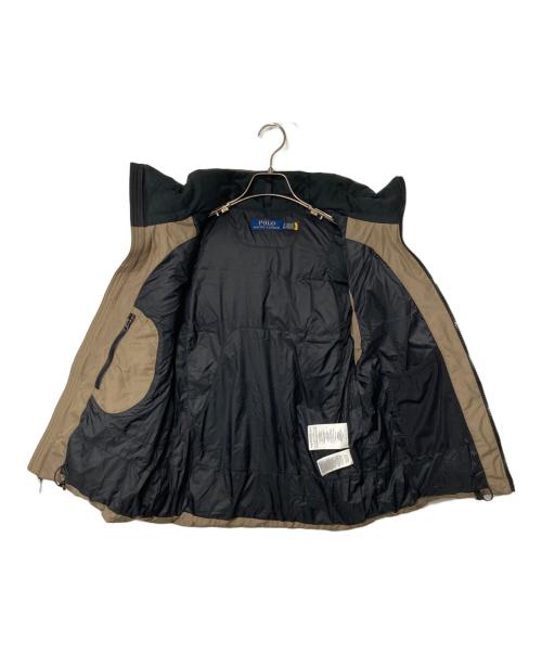 POLO RALPH LAUREN（ポロ・ラルフローレン）POLO RALPH LAUREN (ポロ・ラルフローレン) ビッグポニー刺繍ダウンベスト ベージュ サイズ:Sの古着・服飾アイテム