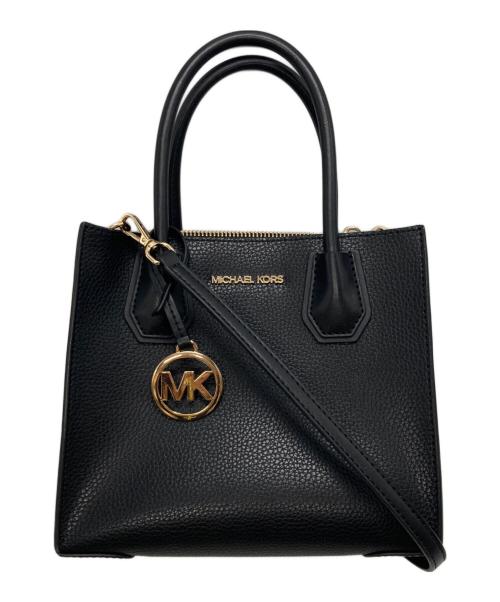 MICHAEL KORS（マイケル・コース）MICHAEL KORS (マイケル・コース) 2WAYショルダーバッグ ブラックの古着・服飾アイテム