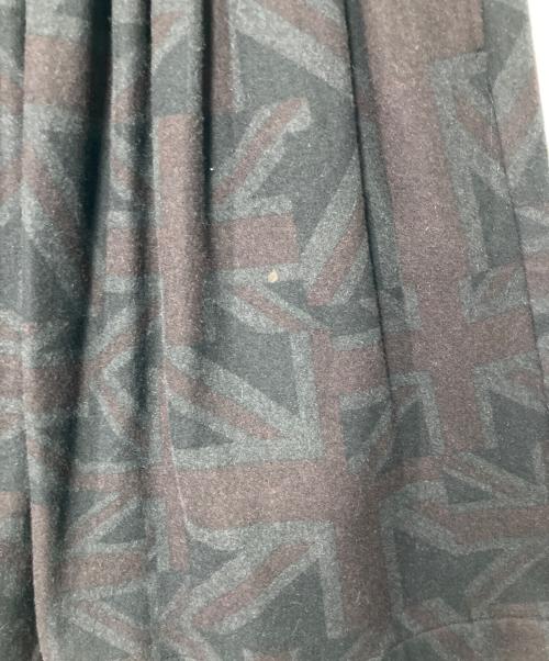 COMME des GARCONS（コムデギャルソン）COMME des GARCONS (コムデギャルソン) ユニオンジャック柄ウール混スカート ブラック サイズ:Ｍの古着・服飾アイテム