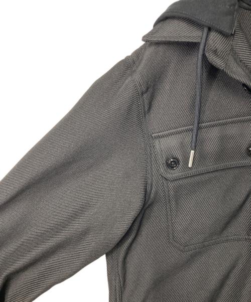 DIESEL（ディーゼル）DIESEL (ディーゼル) フーデットジャケット ブラック サイズ:Lの古着・服飾アイテム