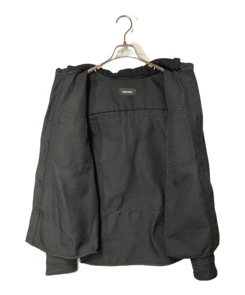 DIESEL（ディーゼル）DIESEL (ディーゼル) フーデットジャケット ブラック サイズ:Lの古着・服飾アイテム