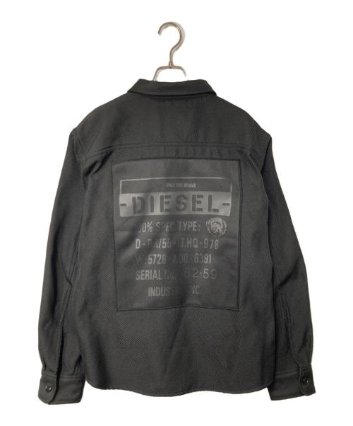 DIESEL（ディーゼル）DIESEL (ディーゼル) フーデットジャケット ブラック サイズ:Lの古着・服飾アイテム