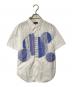 COMME des GARCONS HOMME（コムデギャルソン オム）の古着「パッチワークシャツ」｜ホワイト×ブルー