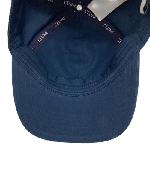 CELINE（セリーヌ）CELINE (セリーヌ) イニシャルベースボールキャップ ネイビー サイズ:Sの古着・服飾アイテム