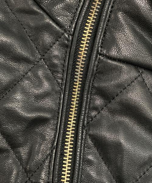 KADOYA（カドヤ）KADOYA (カドヤ) DB9 キルティングレザージャケット ブラック サイズ:4Lの古着・服飾アイテム