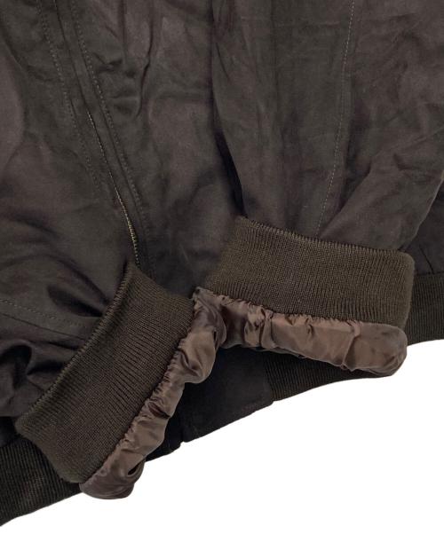 L.L.Bean（エルエルビーン）L.L.Bean (エルエルビーン) フェイクスエードブルゾン ブラウン サイズ:XLの古着・服飾アイテム