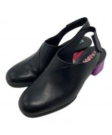 CAMPER（カンペール）の古着「ツインズ ミディアムヒールパンプス」｜ブラック