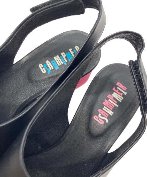 CAMPER（カンペール）CAMPER (カンペール) ツインズ ミディアムヒールパンプス ブラック サイズ:37の古着・服飾アイテム