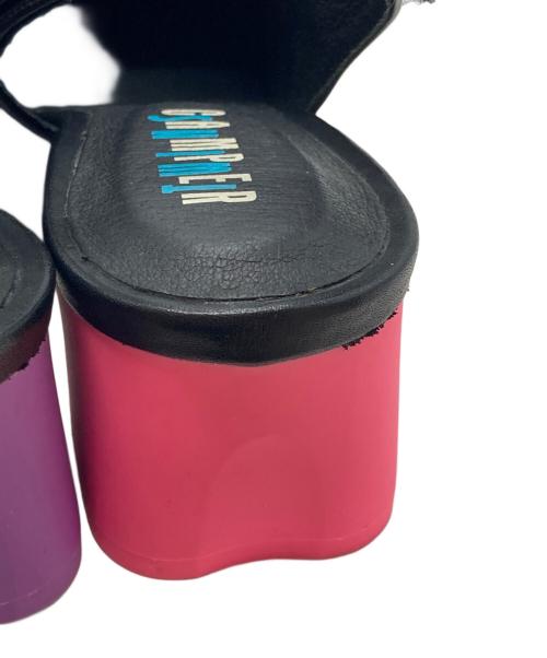 CAMPER（カンペール）CAMPER (カンペール) ツインズ ミディアムヒールパンプス ブラック サイズ:37の古着・服飾アイテム