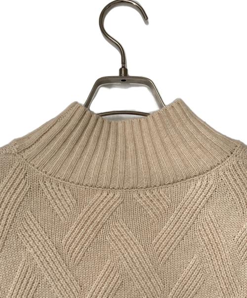 BALENCIAGA（バレンシアガ）BALENCIAGA (バレンシアガ) カシミヤニットワンピース ベージュ サイズ:38の古着・服飾アイテム