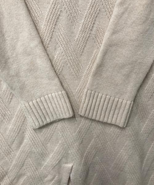 BALENCIAGA（バレンシアガ）BALENCIAGA (バレンシアガ) カシミヤニットワンピース ベージュ サイズ:38の古着・服飾アイテム