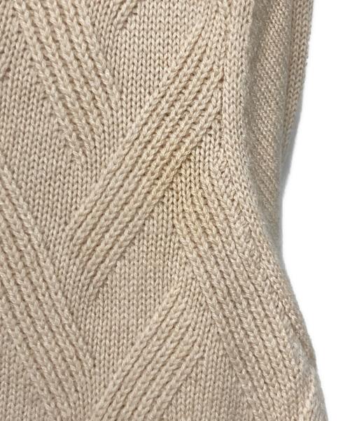 BALENCIAGA（バレンシアガ）BALENCIAGA (バレンシアガ) カシミヤニットワンピース ベージュ サイズ:38の古着・服飾アイテム