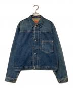 LEVI'Sリーバイス）の古着「90's 復刻 98年製 ボタン裏J22 ビッグE 大戦モデル 4つボタン1st デニムジャケット」｜インディゴ