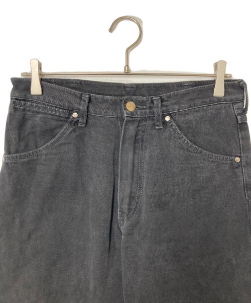 A BATHING APE（ア ベイシング エイプ）A BATHING APE (ア ベイシング エイプ) ポケット刺繍デニムパンツ ブラック サイズ:Ｍの古着・服飾アイテム