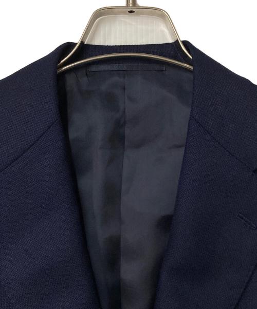 BEAMS F（ビームスエフ）BEAMS F (ビームスエフ) CANONICO ホップサック ジャケット ネイビー サイズ:44/8Ｒの古着・服飾アイテム