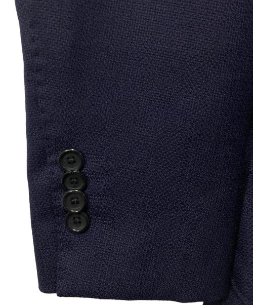 BEAMS F（ビームスエフ）BEAMS F (ビームスエフ) CANONICO ホップサック ジャケット ネイビー サイズ:44/8Ｒの古着・服飾アイテム