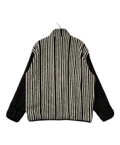 pexwear（ペックスウェアー）pexwear (ペックスウェアー) ear PAPILLONNER (イアパピヨネ) ear別注チャイナボアジャケット ブラック×ホワイト サイズ:FREEの古着・服飾アイテム