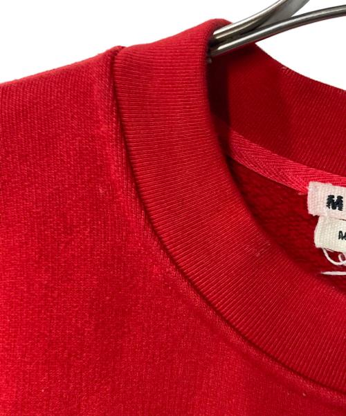 MARNI（マルニ）MARNI (マルニ) SMILEY FACE (スマイリーフェイス) オーバーサイズスウェットシャツ レッド サイズ:46の古着・服飾アイテム
