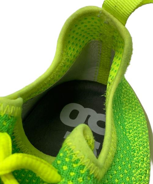 grounds（グラウンズ）grounds (グラウンズ) ローカットスニーカー グリーン×イエロー サイズ:EU42/US9.5/UK7.5/27cmの古着・服飾アイテム