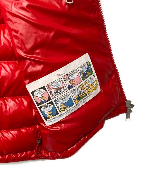 MONCLER（モンクレール）MONCLER (モンクレール) LANOUX GILET ダウンベスト レッド サイズ:1の古着・服飾アイテム