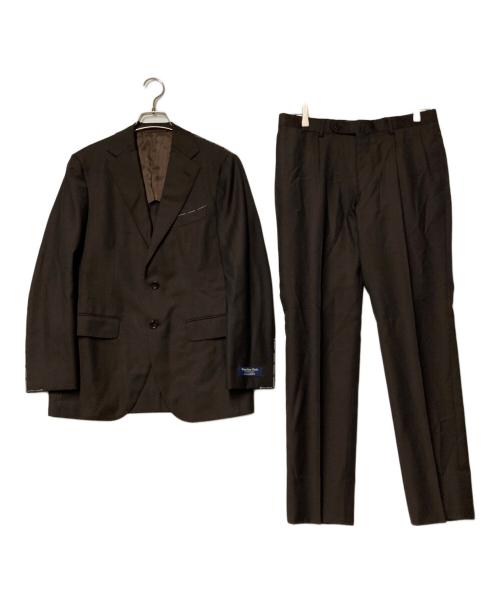 BEAMS F（ビームスエフ）BEAMS F (ビームスエフ) 段帰り3Bセットアップスーツ ブラウン サイズ:44/6Rの古着・服飾アイテム