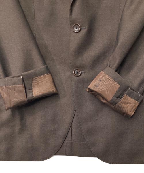 BEAMS F（ビームスエフ）BEAMS F (ビームスエフ) 段帰り3Bセットアップスーツ ブラウン サイズ:44/6Rの古着・服飾アイテム