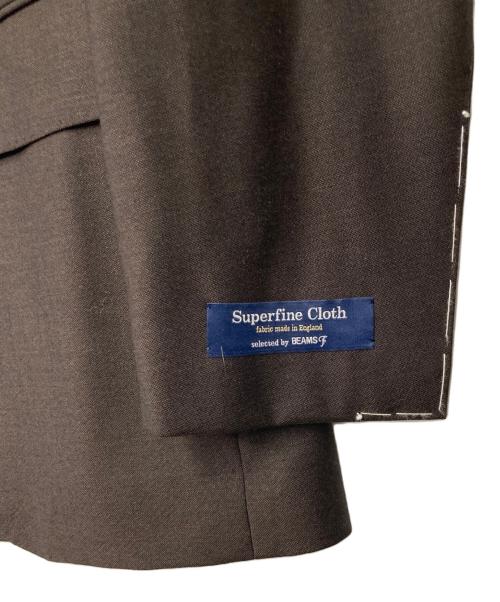 BEAMS F（ビームスエフ）BEAMS F (ビームスエフ) 段帰り3Bセットアップスーツ ブラウン サイズ:44/6Rの古着・服飾アイテム