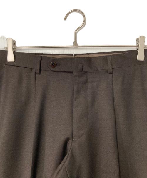 BEAMS F（ビームスエフ）BEAMS F (ビームスエフ) 段帰り3Bセットアップスーツ ブラウン サイズ:44/6Rの古着・服飾アイテム