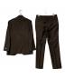 BEAMS F (ビームスエフ) 段帰り3Bセットアップスーツ ブラウン サイズ:44/6R：15000円