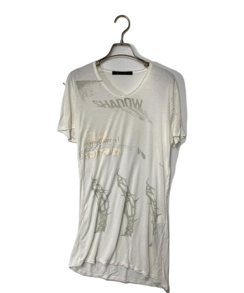 JULIUS（ユリウス）JULIUS (ユリウス) デザインTシャツ ホワイト サイズ:1の古着・服飾アイテム