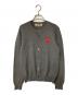 PLAY COMME des GARCONS（プレイコムデギャルソン）の古着「ハートワッペンカーディガン」｜グレー