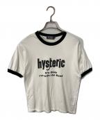 Hysteric Glamourヒステリックグラマー）の古着「HYSTERICATS Tシャツ」｜ホワイト×ブラック