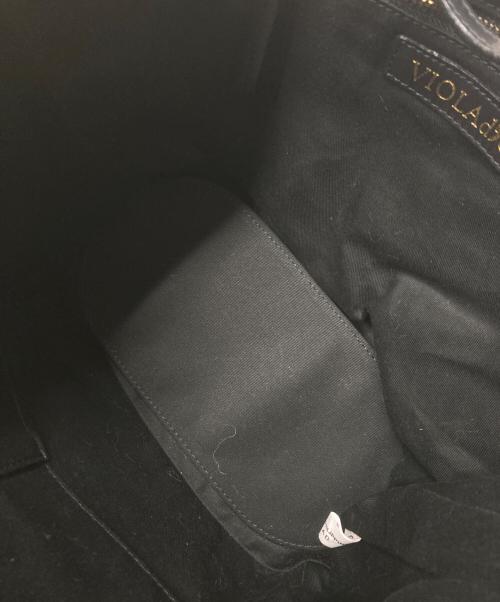 VIOLAd'ORO（ヴィオラドーロ）VIOLAd'ORO (ヴィオラドーロ) ファー2WAYバッグ ブラウンの古着・服飾アイテム