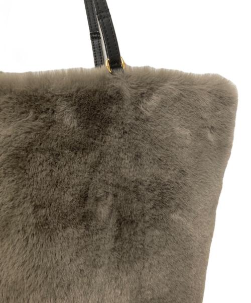 VIOLAd'ORO（ヴィオラドーロ）VIOLAd'ORO (ヴィオラドーロ) ファー2WAYバッグ ブラウンの古着・服飾アイテム