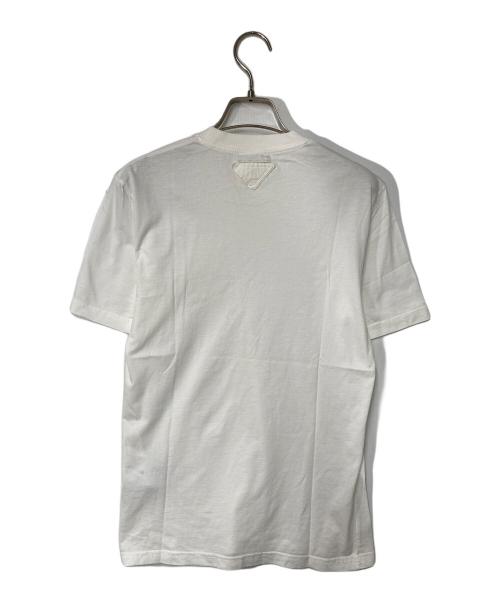 PRADA（プラダ）PRADA (プラダ) 三角パッチTシャツ ホワイト サイズ:XSの古着・服飾アイテム