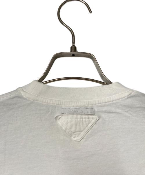 PRADA（プラダ）PRADA (プラダ) 三角パッチTシャツ ホワイト サイズ:XSの古着・服飾アイテム