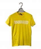 DSQUARED2ディースクエアード）の古着「ロゴTシャツ」｜イエロー