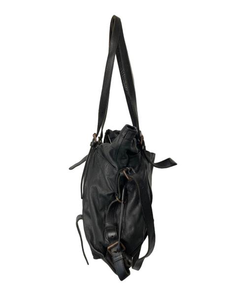PATRICK STEPHAN（パトリックステファン）PATRICK STEPHAN (パトリックステファン) 2WAYショルダーバッグ アトリエバッグ ブラックの古着・服飾アイテム
